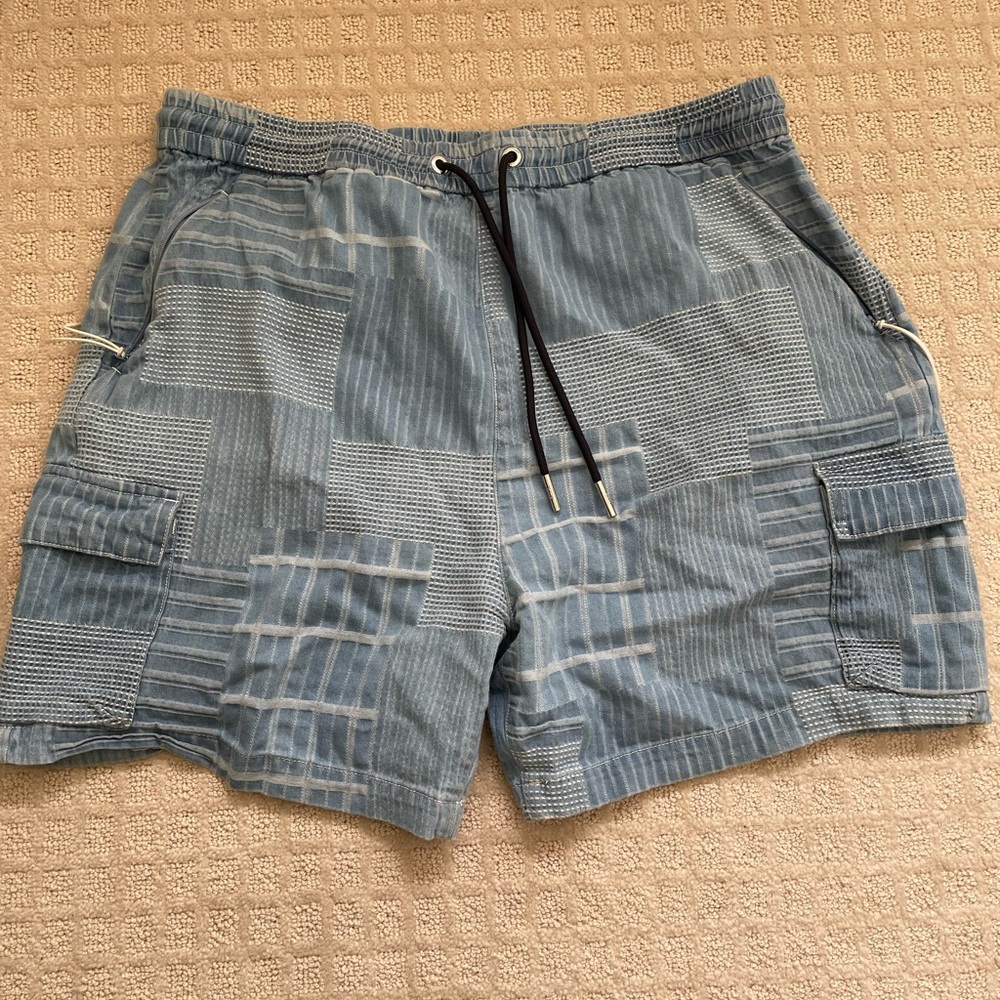 Kith Japanese Indigo Jacquard Wolcott Short 'Indigo'